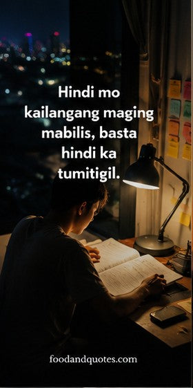 Food & Quotes inspiration graphic