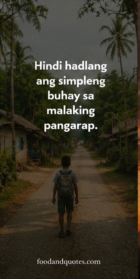 Food & Quotes inspiration graphic