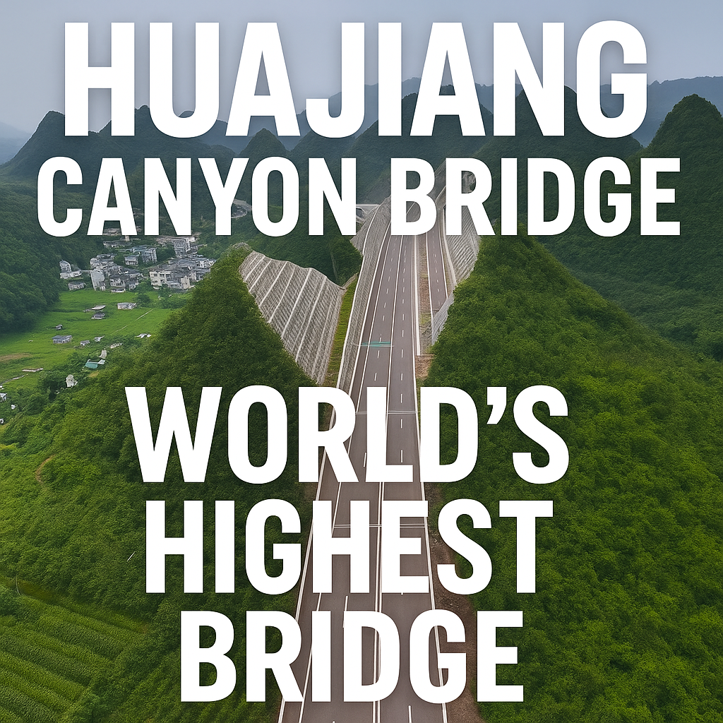 The Epic Tale of China's Huajiang Canyon Bridge