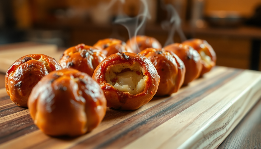 Irresistible Pizza Bombs: Bite-Sized Flavor Explosions! 🍕💣