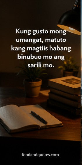 Food & Quotes inspiration graphic
