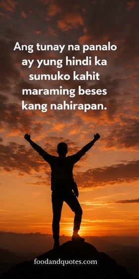 Food & Quotes inspiration graphic